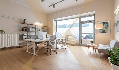 Bsp. Büro - Visualisierung – Einrichtung & Renovierung mittels KI