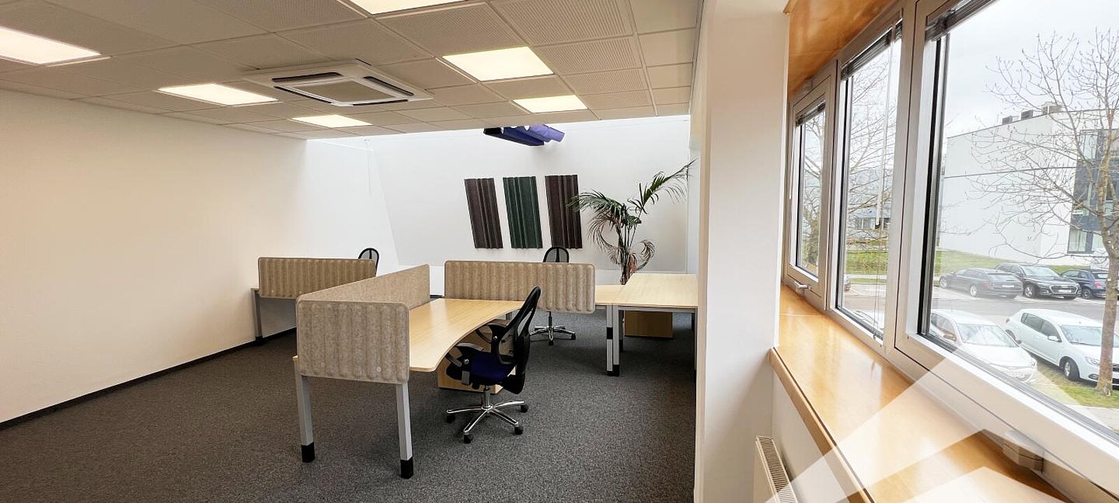 möbliertes Büroraumbeispiel ca. 35 m²