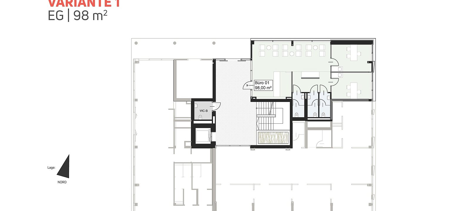 Grundriss Variante (1) Grundriss Variante (1)
