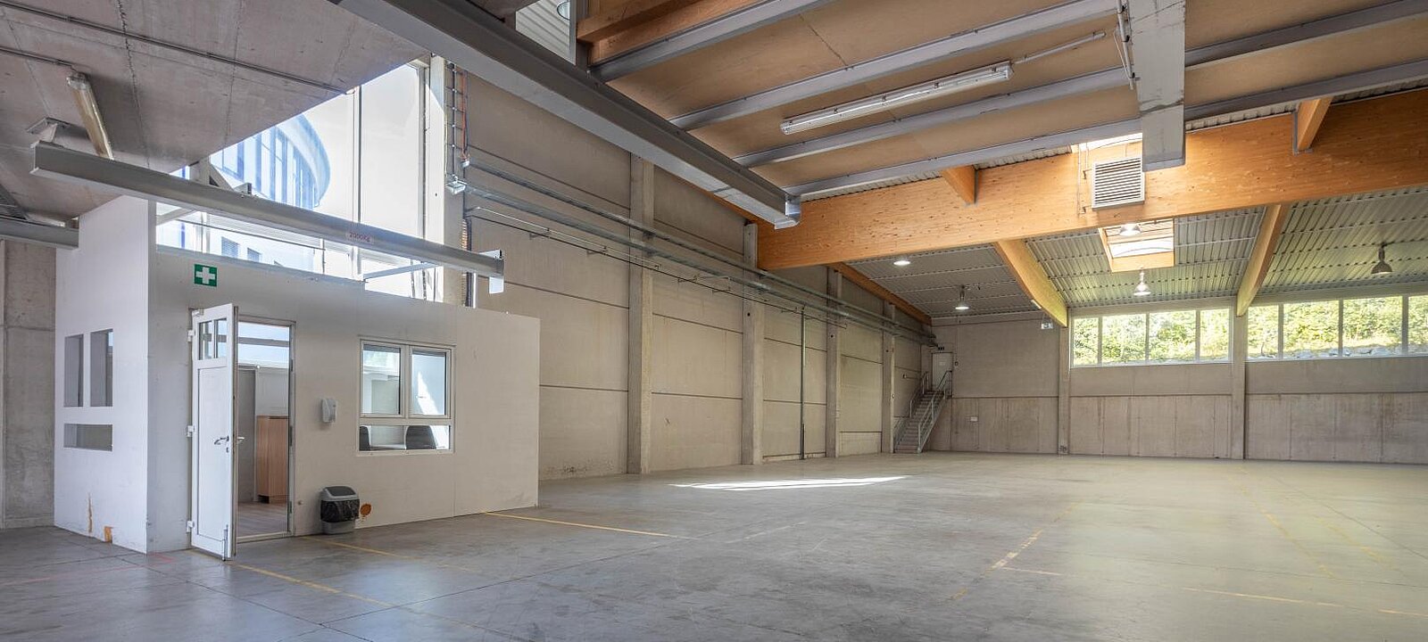der Produktionsbereich, ca. 1.310 m² - über 6m