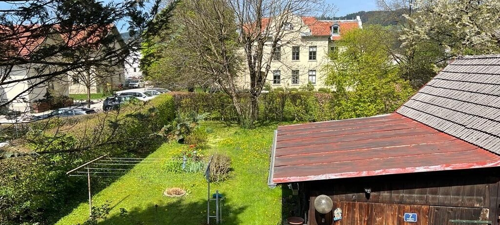 Ausblick vom Balkon Büro/WohnungII
