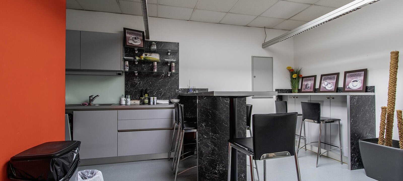 Aufenthaltsraum im 15. OG