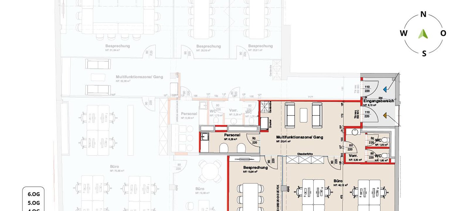 Planskizze Büro 2 - Variante 1 Planskizze Büro 2 - Variante 1