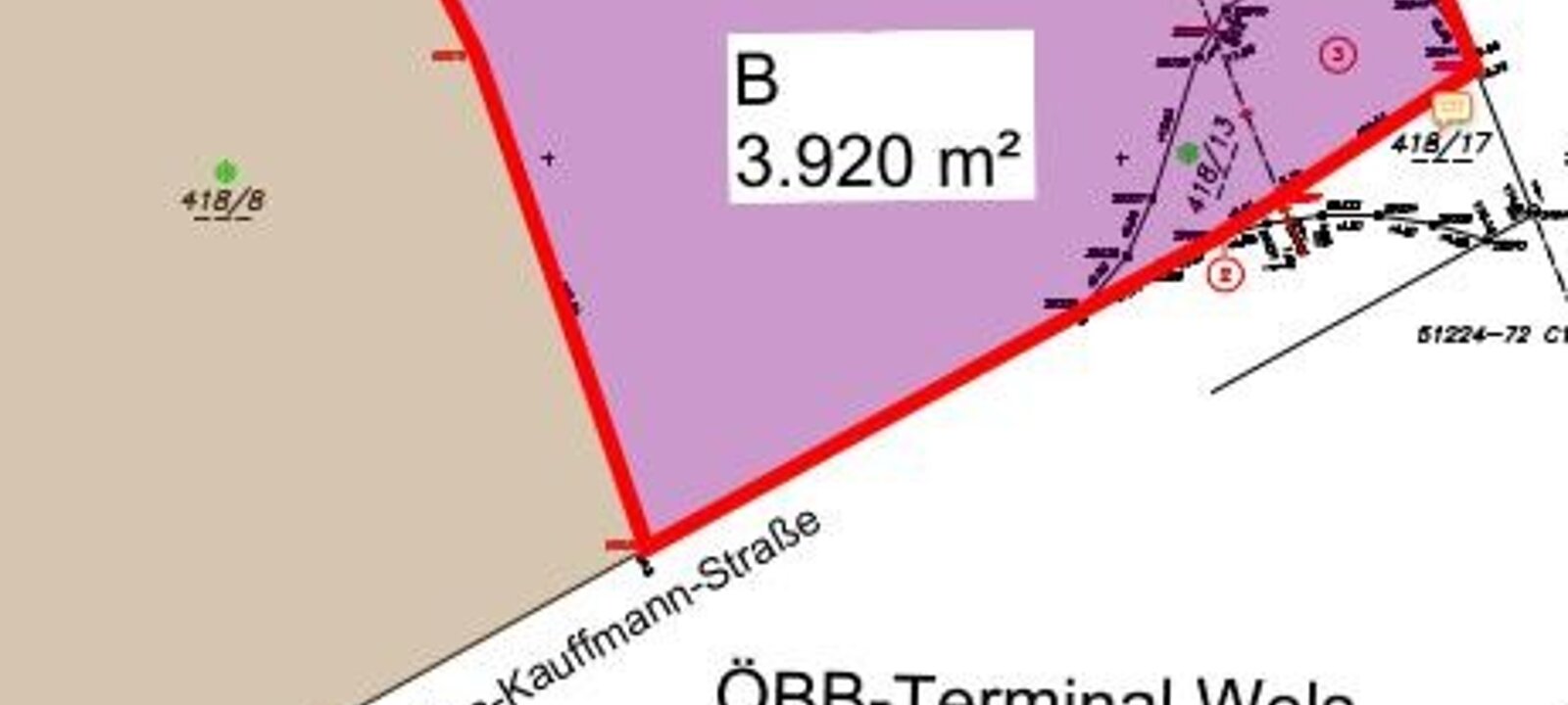 Teilungsplan für Vermarktung B_Terminal II_Zuschni Teilungsplan für Vermarktung B_Terminal II_Zuschni