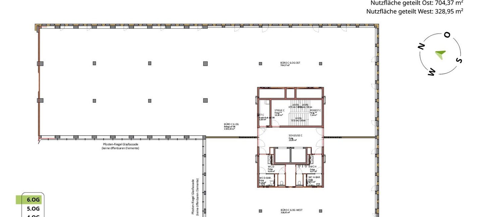 Planskizze Büro 6.OG Planskizze Büro 6.OG