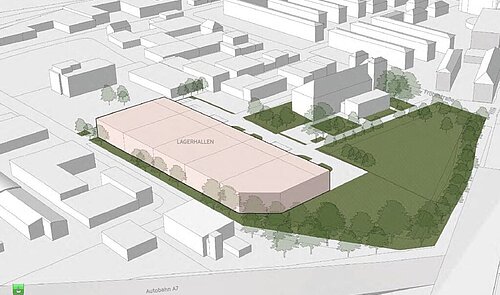 Visualisierung Halle