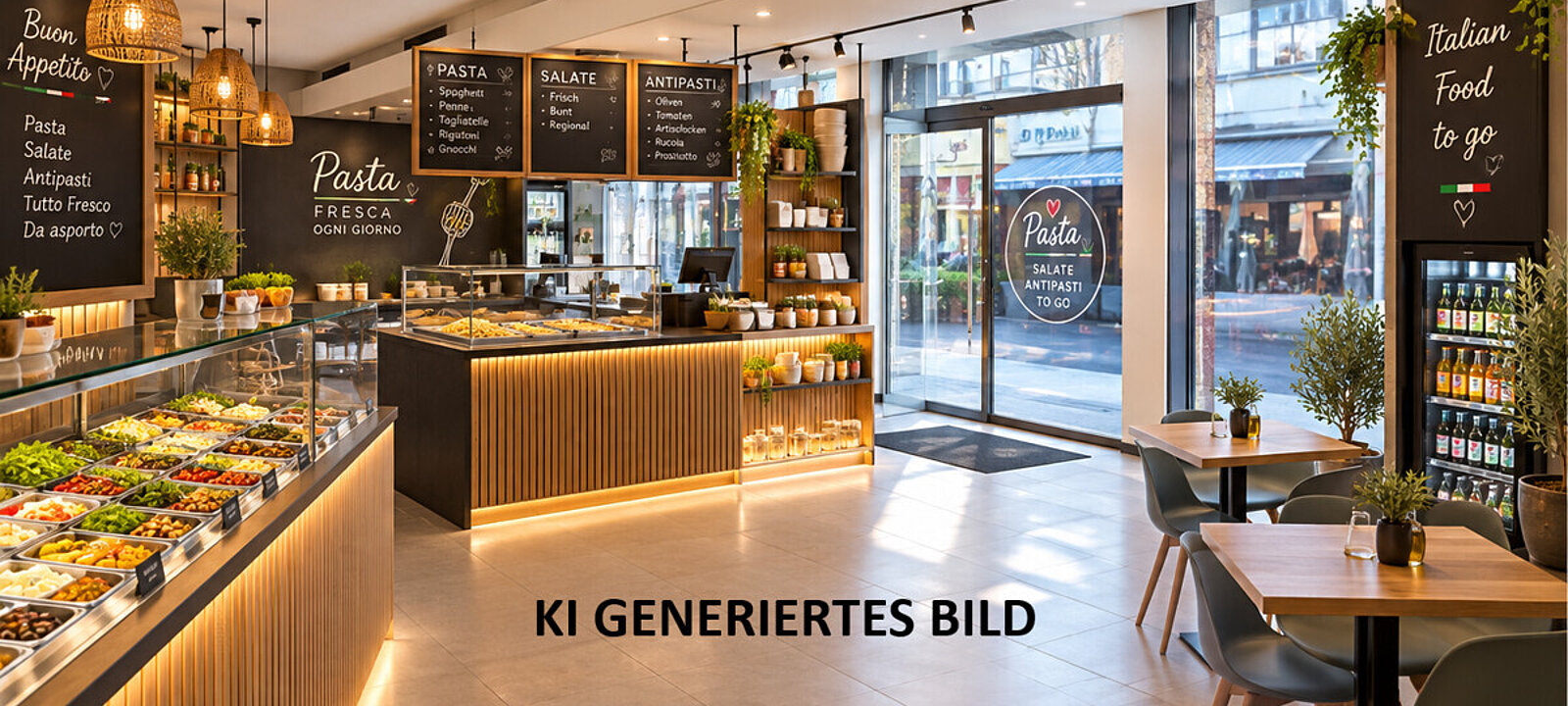 Verkaufsfläche (KI generiertes Bild) Verkaufsfläche (KI generiertes Bild)