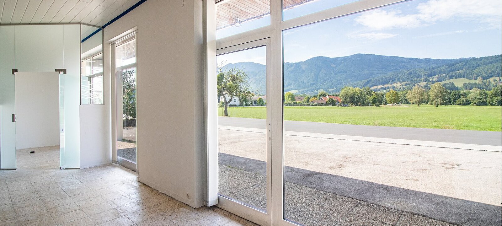 große Fensterflächen