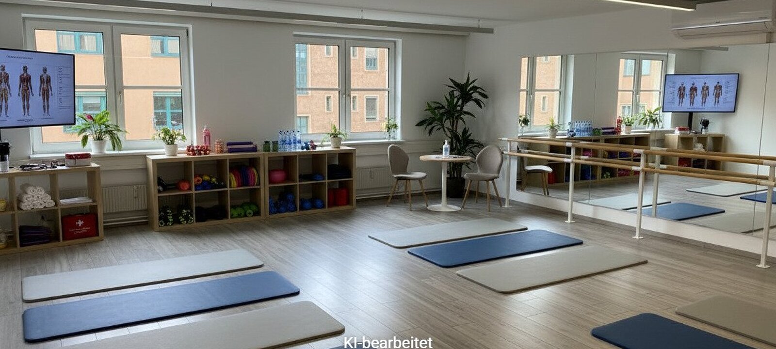 Visualisierung Physiotherapie Gruppenraum