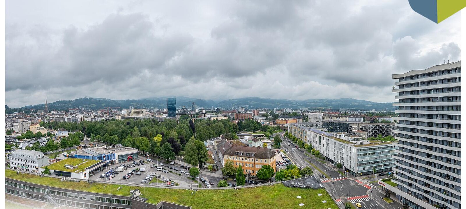 13.OG Blick nach Norden 13.OG Blick nach Norden