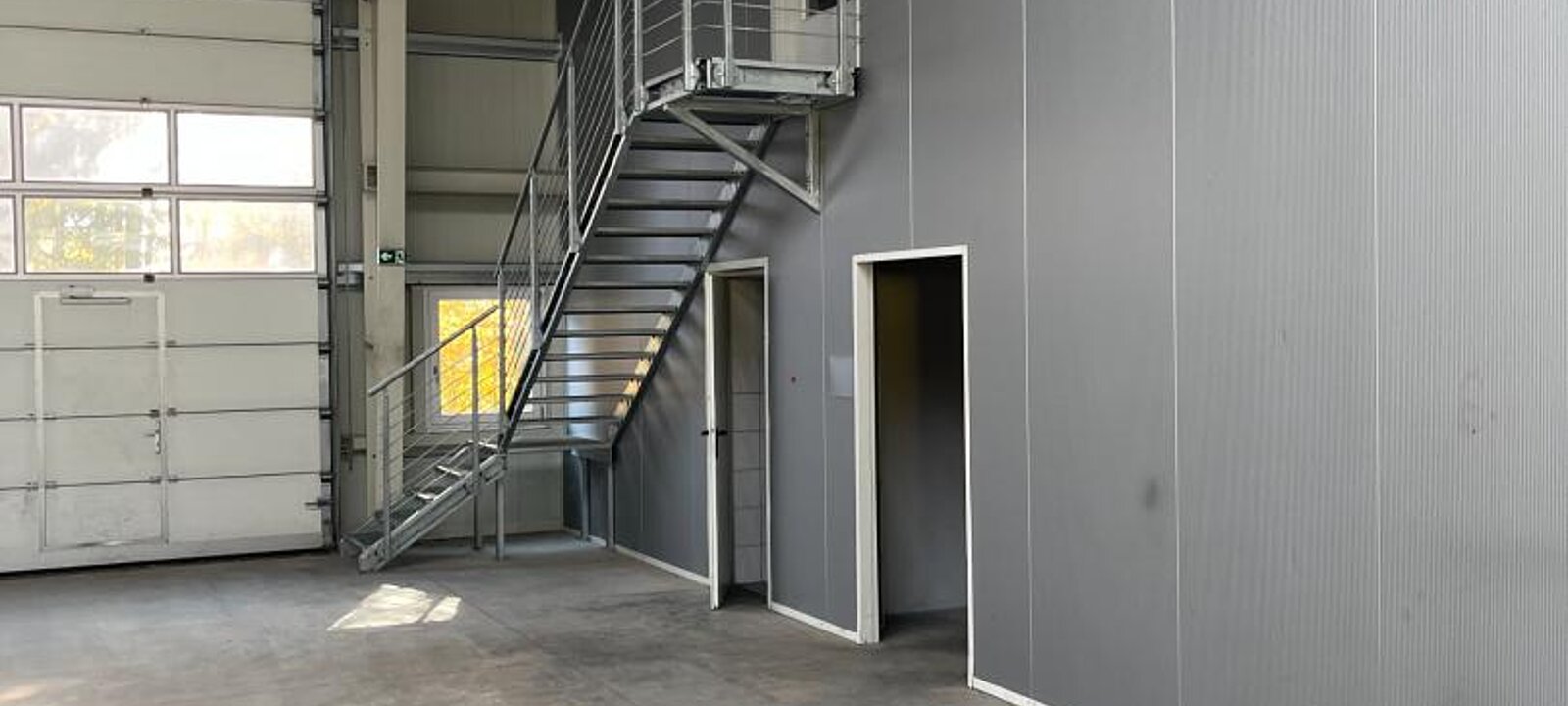 Aufgang zu Mitarbeiterraum