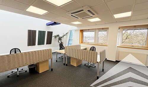 möbliertes Büroraumbeispiel ca. 35 m²