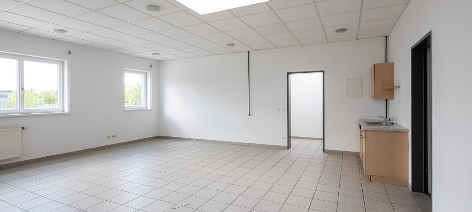 Aufenthalts- und Personalräume im Obergeschoss