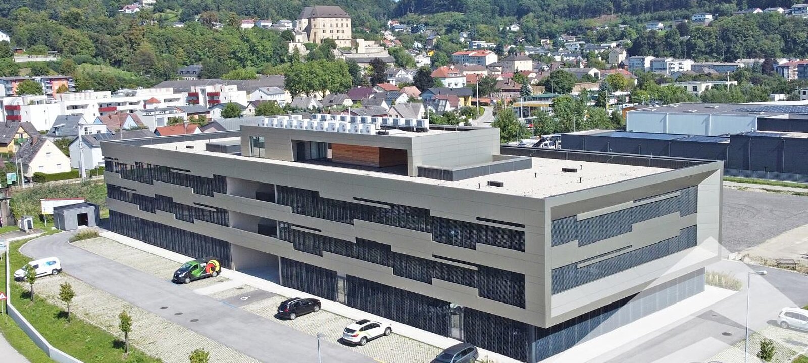 Luftaufnahme Steyregg Business Center Luftaufnahme Steyregg Business Center