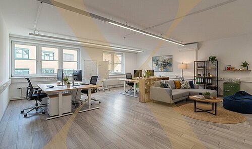 Büro I | Visualisierung – Einrichtung mittels KI ergänzt