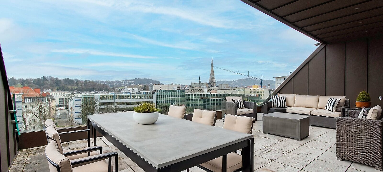 Visualisierung - Beispielfoto Dachterrasse