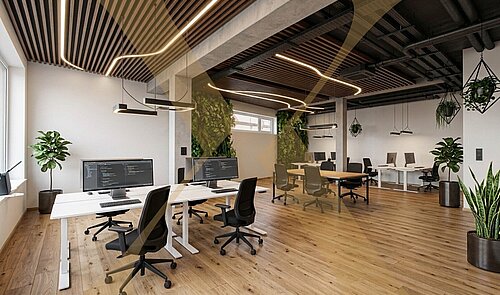 Büro | KI-Möblierung